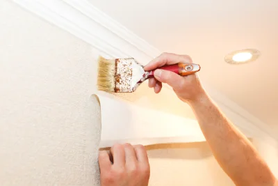 Pose de papier peint à Pernand-Vergelesses — revêtements muraux et toiles de verre